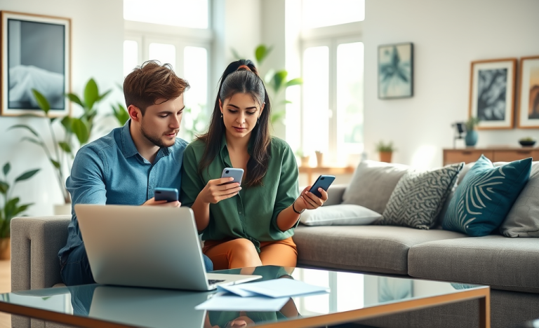 Image illustrant un prêt personnel via une application en 24 heures.