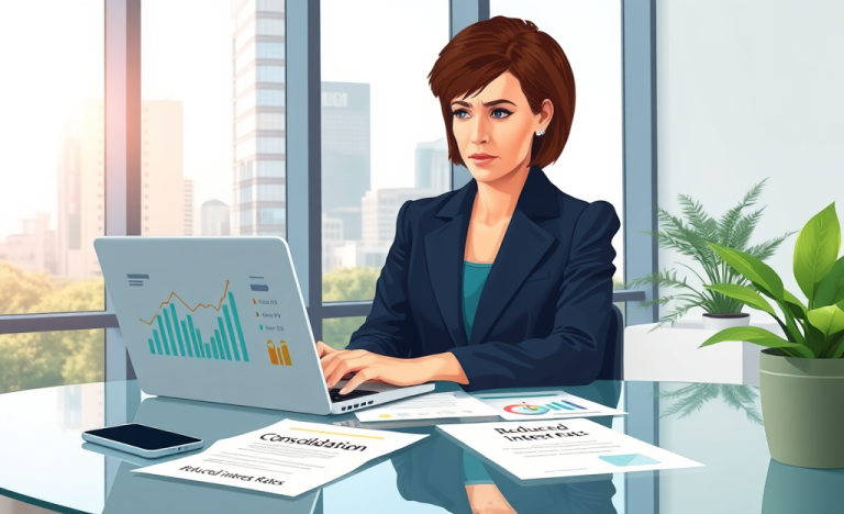 Image illustrant la fusion de paiements et les crédits à taux réduit.