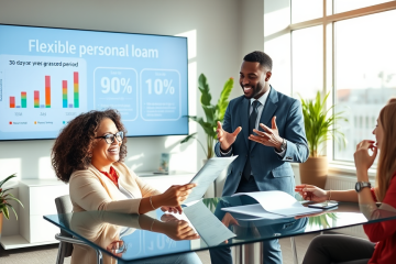 Un graphique illustrant la flexibilité du crédit personnel avec un délai de grâce de 90 jours.