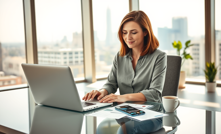 Image illustrant le concept de prêt personnel urgent avec dépôt le même jour.