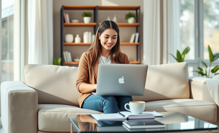 Image illustrant la liberté financière grâce à un prêt personnel sans justificatif de revenu.