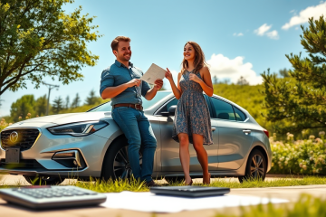 Image représentant un véhicule financé par un prêt automobile avec un délai élargi.