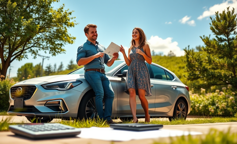 Image représentant un véhicule financé par un prêt automobile avec un délai élargi.