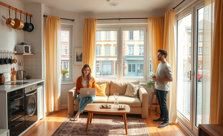 Image illustrant les options de résidence temporaire pour les personnes en déplacement.