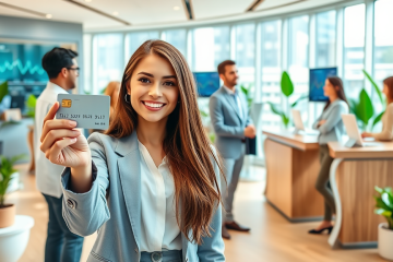 Image illustrant une carte approuvée sans justificatifs, représentant l'accessibilité aux services financiers.