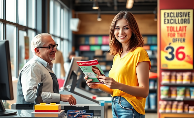 Image représentant une carte de fidélité pour gagner des bonus.