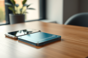 Une carte avec technologie sans contact utilisée pour des échanges d'informations rapides.