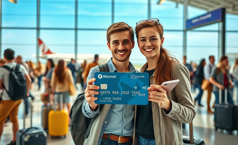 Carte internationale sans frais de conversion pour des paiements faciles à l'étranger.