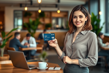 Illustration de la Carte Simplii Financial Cash Back avec des avantages de remises en espèces.