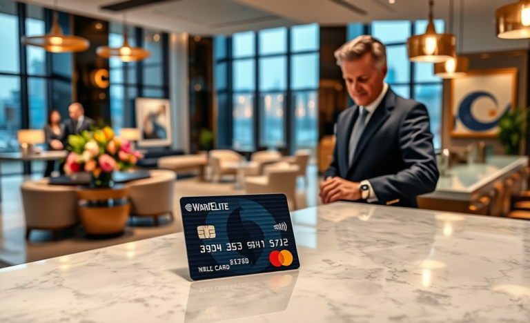 Image de la Carte National Bank World Elite montrant ses avantages et services premium.