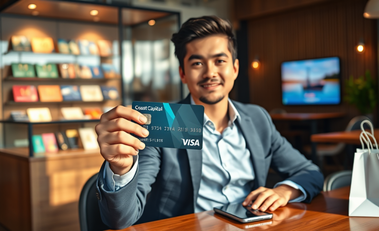Image de la Carte Coast Capital Savings Visa mettant en avant ses avantages.