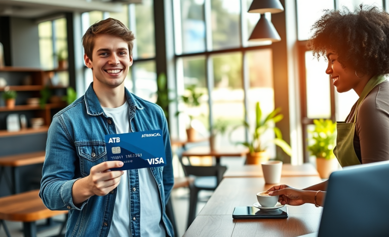 Carte Visa d'ATB Financial pour des paiements sécurisés