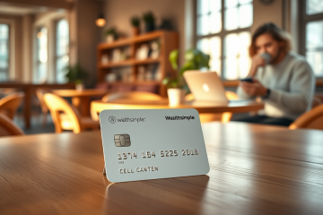 Image de la carte de crédit Wealthsimple avec des graphiques de remises en argent.