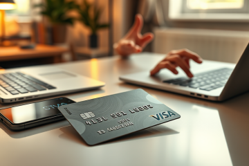 Image d'une carte de crédit numérique illustrant ses avantages et fonctionnalités.