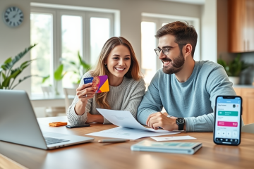 Image illustrant une carte de crédit sans frais annuels avec cashback